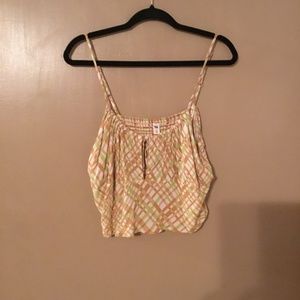 B.P plus size crop top